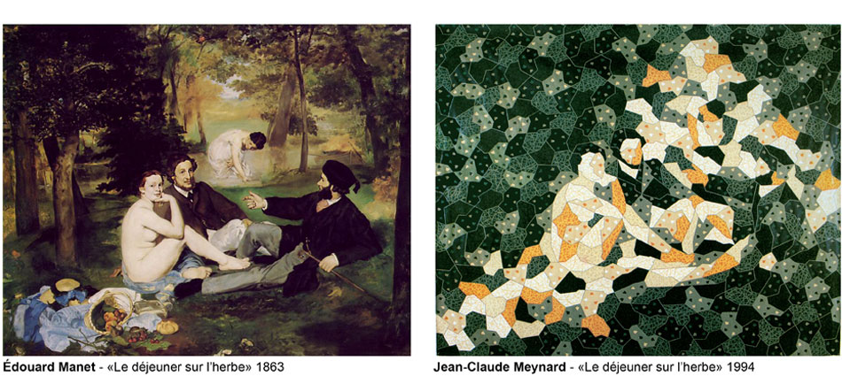  l’algorithme de Babel  - impression numrique sous plexiglas - 105 cm x 40 cm - 2010