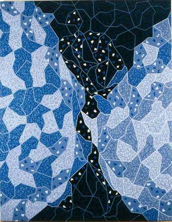  Pharaon III  - acrylique sur toile - 168 cm x 132 cm - 1993